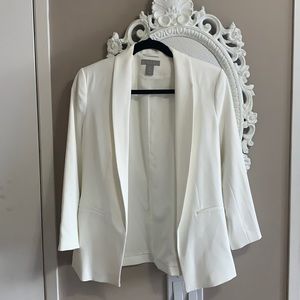 H&M white blazer, size 6
